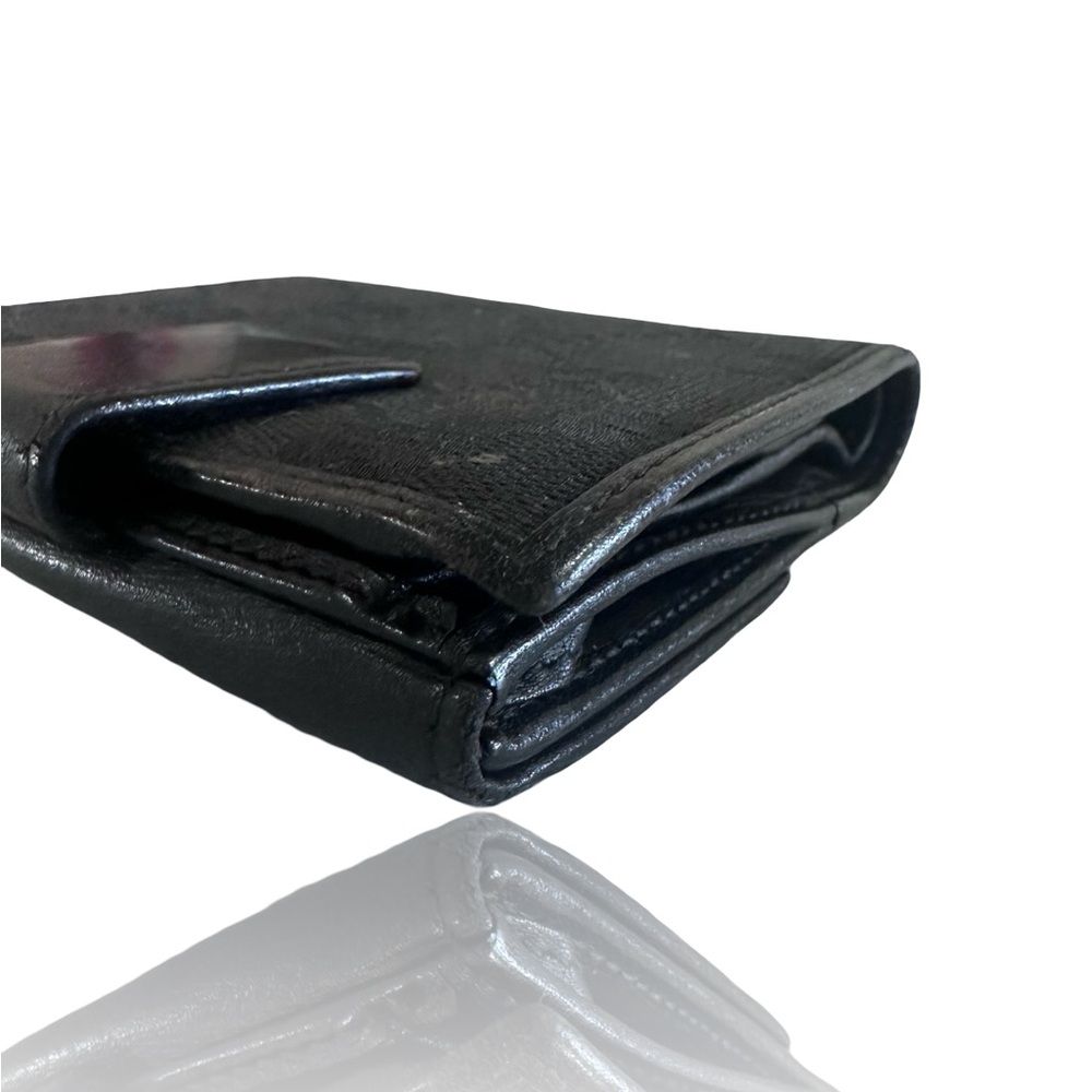 Gucci Black Mono Coated Bi-fold Wallet 4.5in x 4.5in - Picture 9 of 15